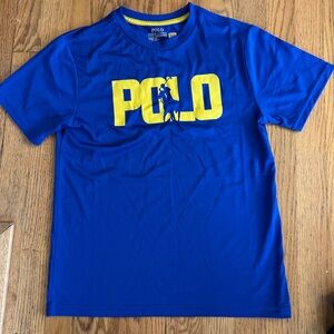 Polo Ralph Lauren Royal Blue Shirt with Gold Accents